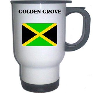 Jamaica   GOLDEN GROVE White Stainless Steel Mug