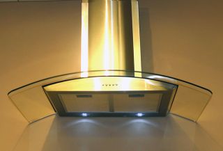  Stainless Steel 36 Glass Wall Mount Range Hood S668A90 Stove Vents