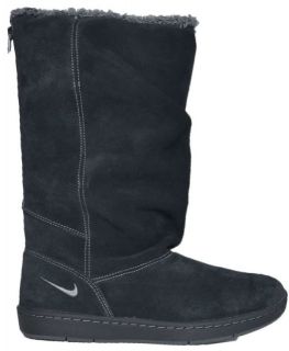 NEW NIKE Womens Sneaker Hoodie boots Style # 366449 020 ) black nib