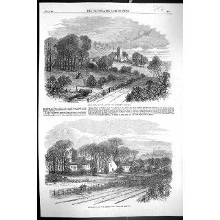 1867 Normanton Lincoln Honington Railway Bracebridge
