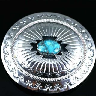 Native American Jewelry Turquoise Nugget Belt Buckle