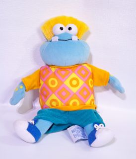 Wimzies House Horace blue monster plush doll 9 stuffed toy Cinar Eden