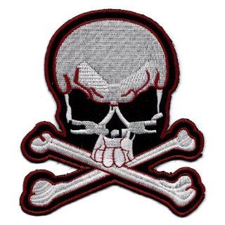 5 Skull & Skeleton Bones Embroidered Iron On / Sew On
