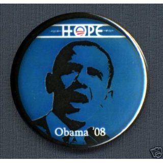 campaign pin pinback Barack Obama High Contrast, HOPE