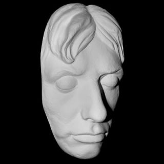 Lord Horatio Nelson Rare Life Mask Life Cast in Light Weight White