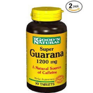 Super Guarana 1200mg   90 tabs., (Pack of 2) Everything
