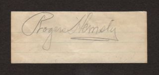 Rogers Hornsby HOF Vintage Baseball Autograph
