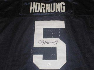 Notre Dame Irish PAUL HORNUNG Signed Football Jersey Auto Autographed