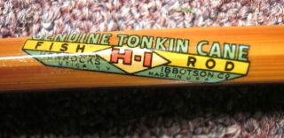 Horrocks Ibbotson Vintage Fly Fishing Rod Lucky Ace Genuine Tonkin