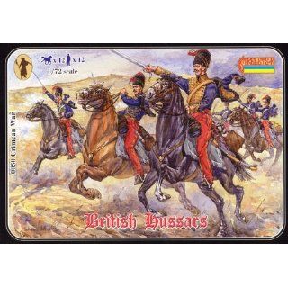  War British Hussars (12 w/12 Horses) 1 72 Strelets Toys & Games