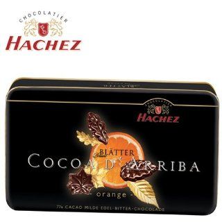 Hachez Orange Leaves 77% Cocoa Grocery & Gourmet Food