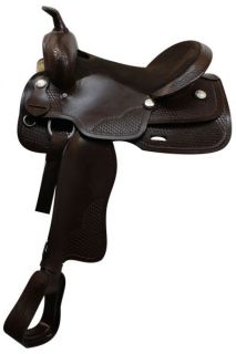  Youth Pleasure Trail Saddle New by TT in Dark Oil Horse Tack 49