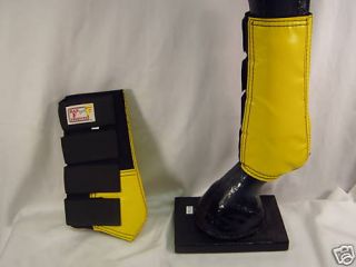 Sports Medicine Horse Boots Yellow Large SMB New Tack