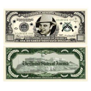 (10) Al Capone $100,000.00 Bill 