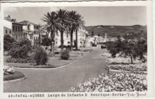 Portugal Faial Azores Horta RPPC Postcard