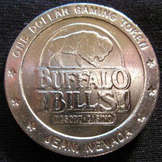 1994 One $1 Dollar Buffalo Bills Casino Slot Machine Gaming Token Coin
