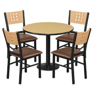 NBF Signature Series Cafe au Lait Oversized Chairs and 36