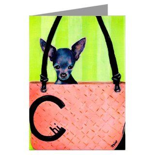 Blue Chihuahua Toy Breed in a Haute Couture Handbag