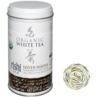 Organic White Tea, Silver Needle, Loose Leaf Tea, 1.41 oz (40 g