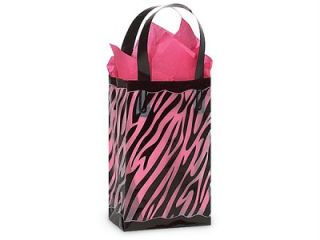  comes with a FREE ZEBRA FROSTED GIFT BAG WITH HOT PINK TISSUE PAPER