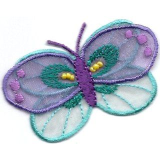 BUY 1 GET 1 OF SAME FREE  Butterfly,Layered Aqua