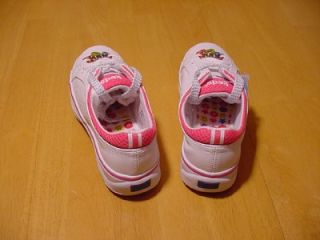 Keds Allison Girls White Hot Pink Leather Tennis Shoe