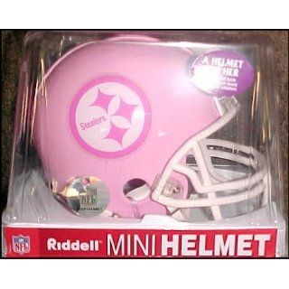 Pittsburgh Steelers Mini Replica Pink Helmet Sports