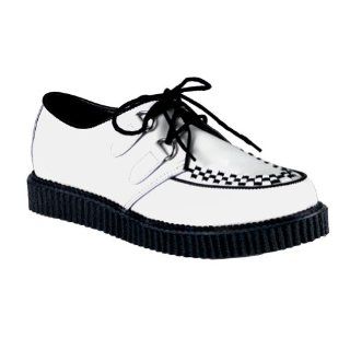 1 Inch MENS SIZING Leather Shoes Creepers Wooven Pattern