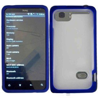 Blue TPU+PC Case Cover for HTC Holiday Cell Phones