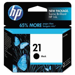 HP   C9351AN (HP 21) Ink, 190 Page Yield, Black   Sold As