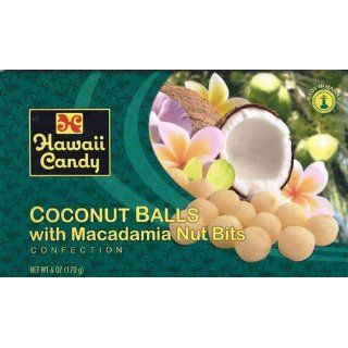 Hawaii Candy Company Value Pack Macadamia Coconut Balls 6 Boxes