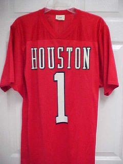 Conference USA Houston Cougars 1 Red Football Jersey M Speedline