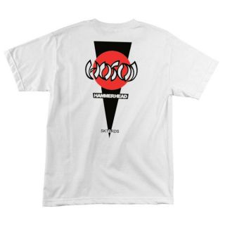 Hosoi Skates Hammerhead Skateboard T Shirt White XL