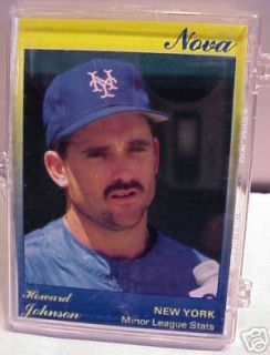 1991 Star Nova Howard Johnson New York Mets 9 Card Set