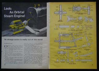 Orbital Steam Engine How to Build Plans No Machining