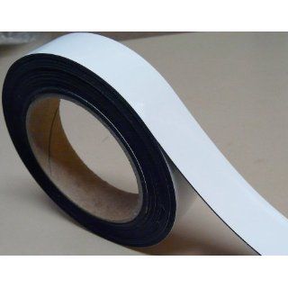 Dry Erase White Magnetic Strip Roll 1 x 10 Write on