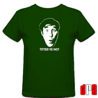 Frankie Howerd Titter Ye not Unofficial Tribute Cult TV T Shirt