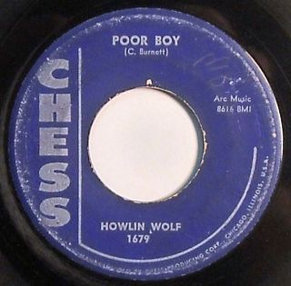 Howlin Wolf Chess 45 1679 Sitting on Top of The World Poor Boy