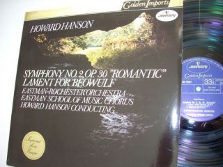 HOWARD HANSON Romantic / Lament for Beowulf MERCURY Stereo Holland