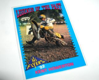 Kent Howerton Husqvarna Suzuki Kawasaki Motocross Card