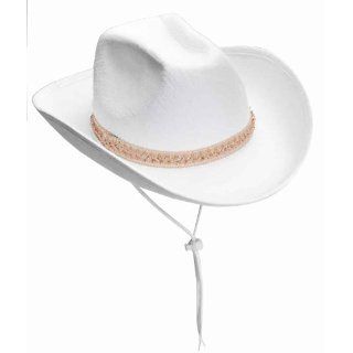 Felt Cowboy Hat (White) Adult Accessory Clothing