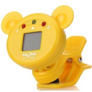 Fzone FT 88 Mini Clip Tuner Yellow Musical Instruments
