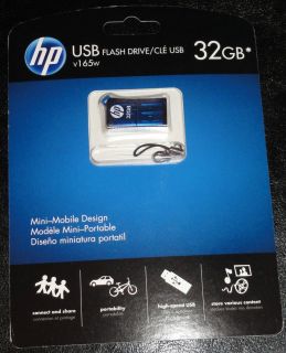 HP 32 GB USB 2 0 Flash Drive V165W Brand New