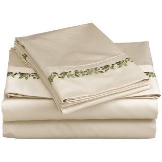 Waterford Meghan California King Fitted Sheet, Ivory Home