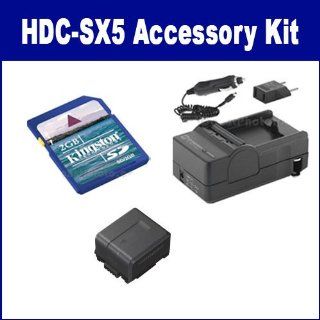 Panasonic HDC SX5 Camcorder Accessory Kit includes SDM