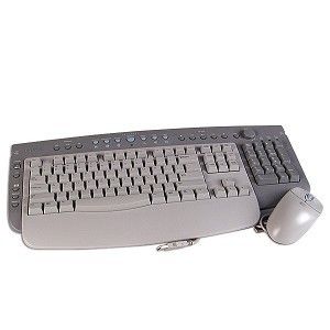 HP 5064 1244 USB Computer Keyboard Ball Mouse Kit
