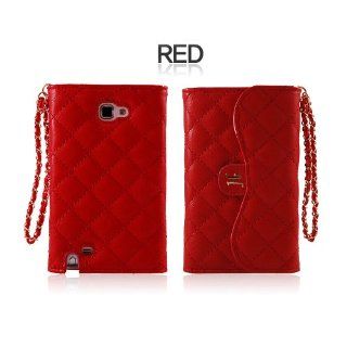 TORU Red Superar Alice Handmade Clutch Leather Wallet Case