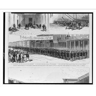 Historic Print (M) Louisiana  the withdrawal of the