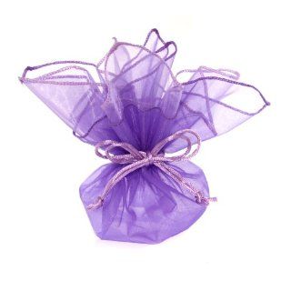 10 Designer Organza Fabric Gift Bags Pouches Party Favor