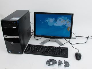 HP 500B MT Microtower Desktop PC w Monitor